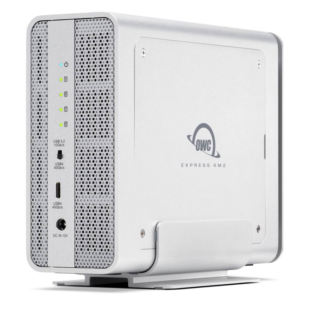 OWC Express 4 M2 Unveiled: A Fast and Flexible USB4 Enclosure for NVMe SSDs 2 OWC Express 4M2 USB4 enclosure back
