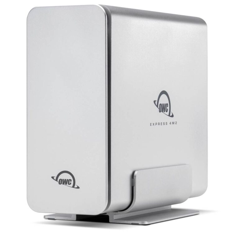 OWC Express 4M2 USB4 enclosure front