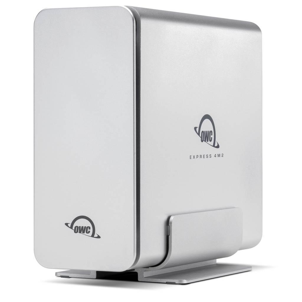 OWC Express 4 M2 Unveiled: A Fast and Flexible USB4 Enclosure for NVMe SSDs 1 OWC Express 4M2 USB4 enclosure front