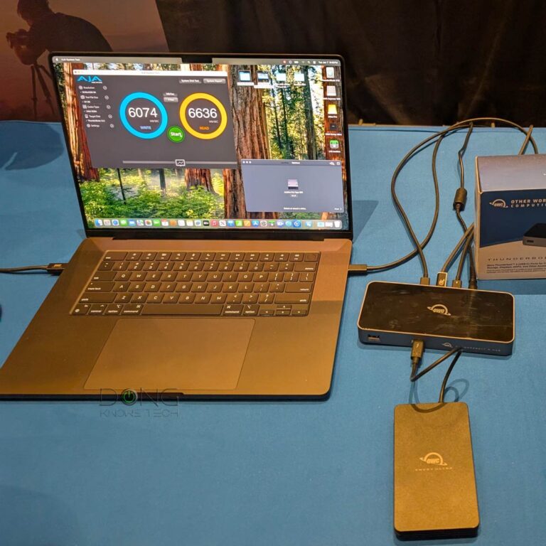 OWC demos Thunderbolt 5 speed at CES 2025