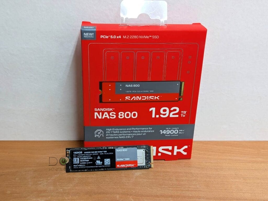 SANDISK NAS 800 PCIe 5.0 NVMe SSD