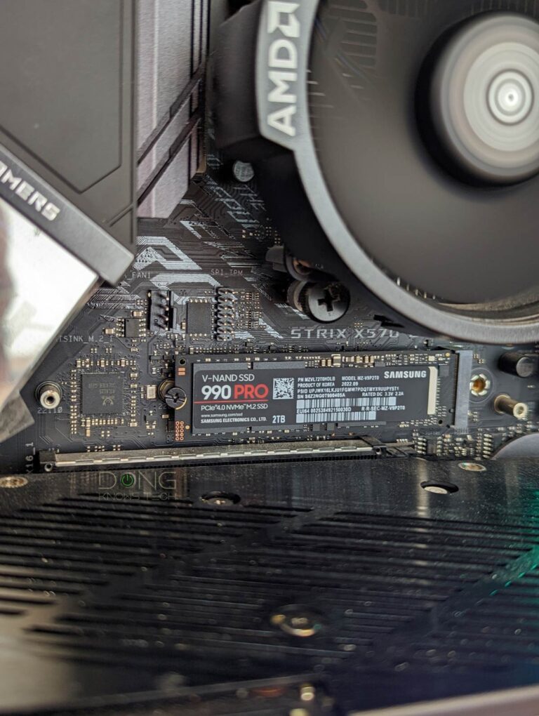 Samsung 990 PRO SSDs in action