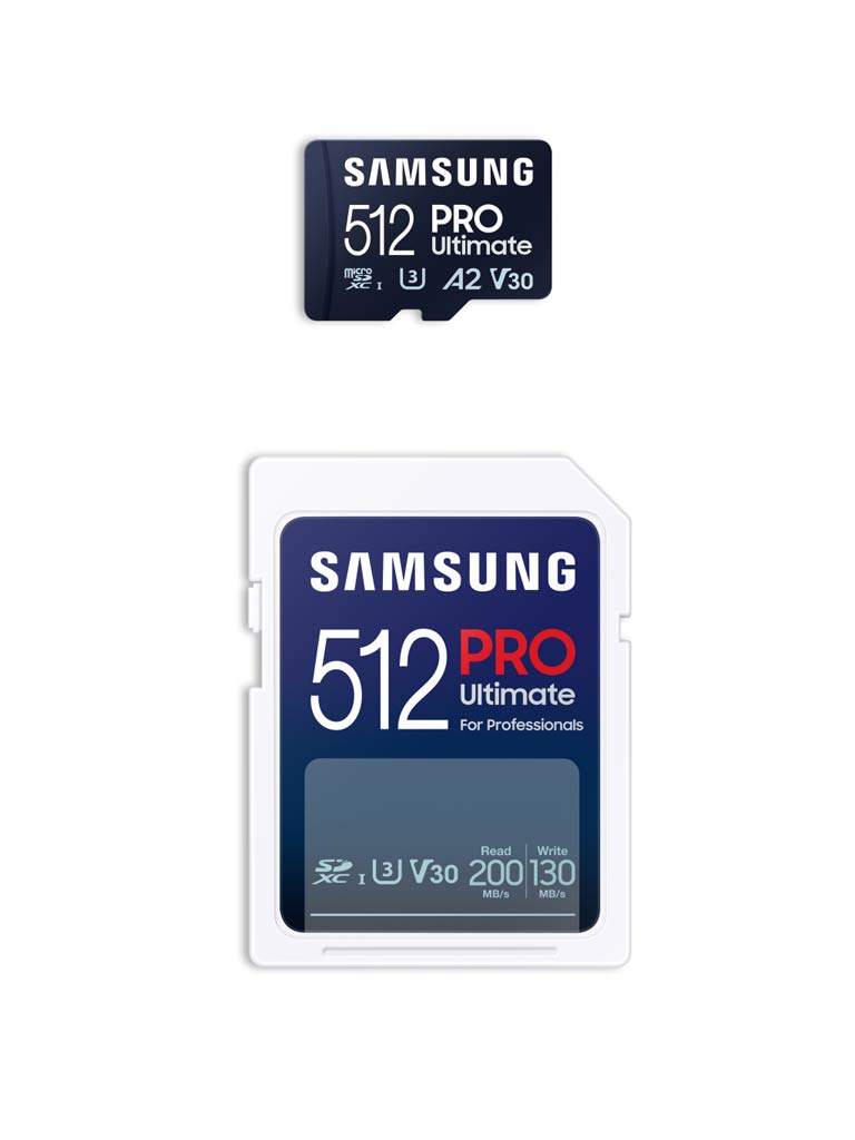 Samsung PRO Ultimate SD microSD cards