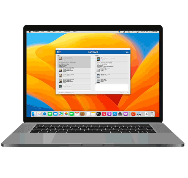 SoftRAID 8 on a Mac