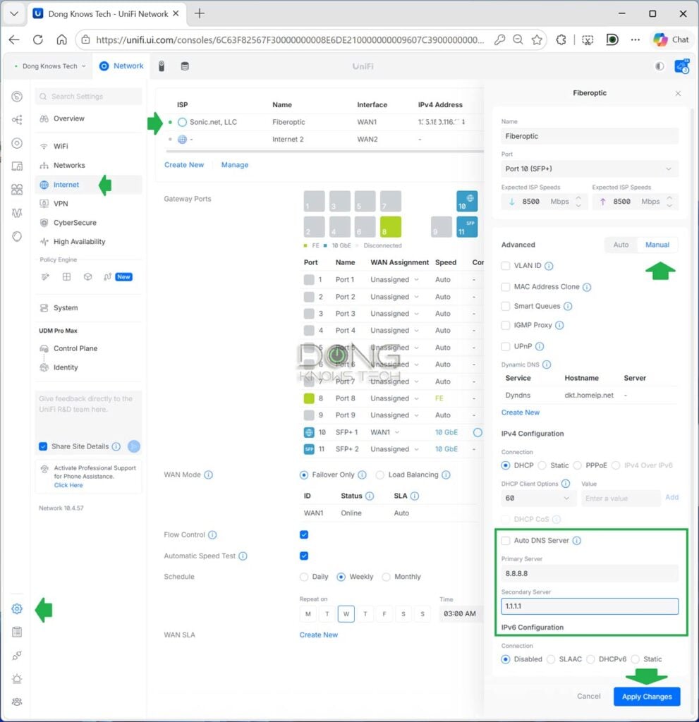 Domain Name System, Explained: What It Is and Simple DNS Tricks to Better Your Online Experience 8 Steps to change the DNS server on a Ubiquiti UniFi Cloud Gateway