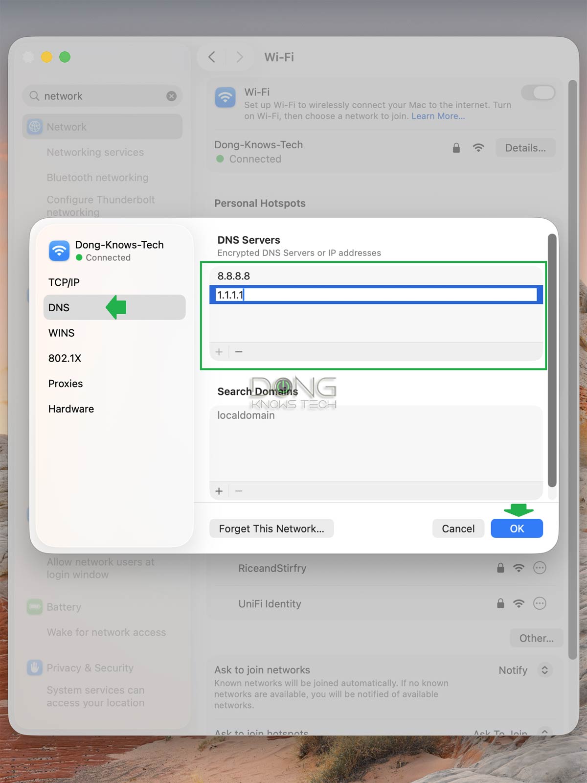 Domain Name System, Explained: What It Is and Simple DNS Tricks to Better Your Online Experience 5 Steps to enter DNS servers on a Mac