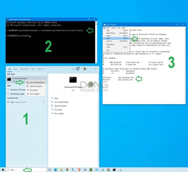 Blocking via Hosts File 100 Solid Tips Dong Knows Tech