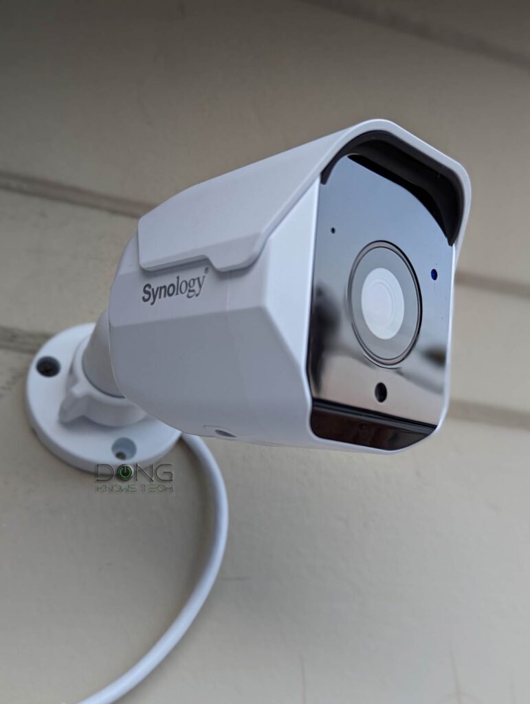 Synology BC500 IP Cam Mounted