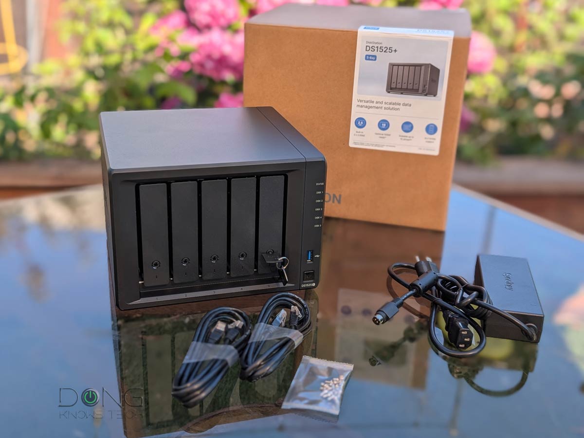 Synology DS1525 five bay NAS server