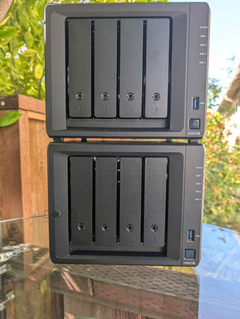 Synology NAS: An Extended Guide into the Most Advanced and Increasingly Expensive Network-Attached Storage Ecosystem 17 Synology DS925+ vs. DS923+ front
