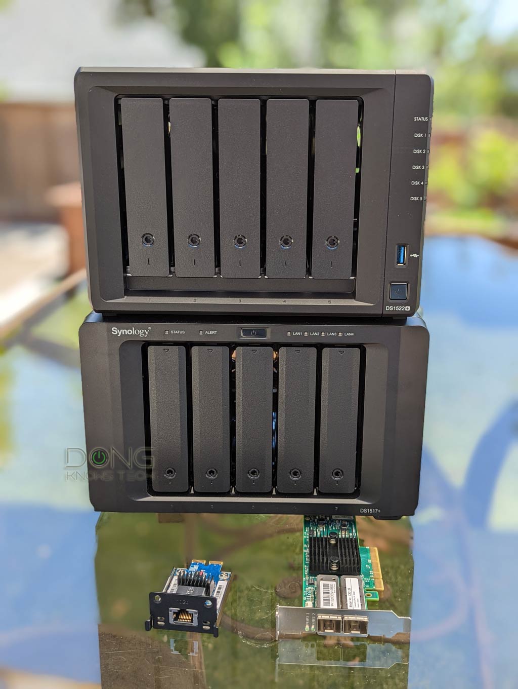 Synology DiskStation DS1522 vs. DS1517 and updater cards