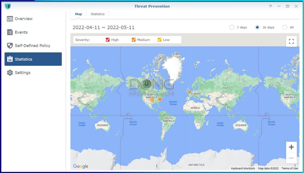 Synology RT6600ax Threat Prevention