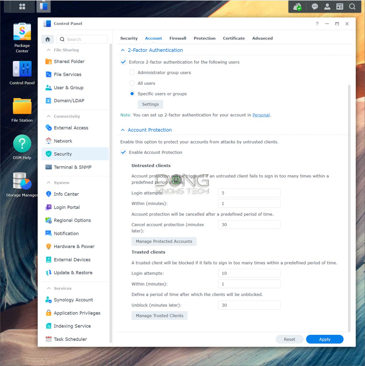 Synology NAS Security 101 Best Practices Dong Knows Tech