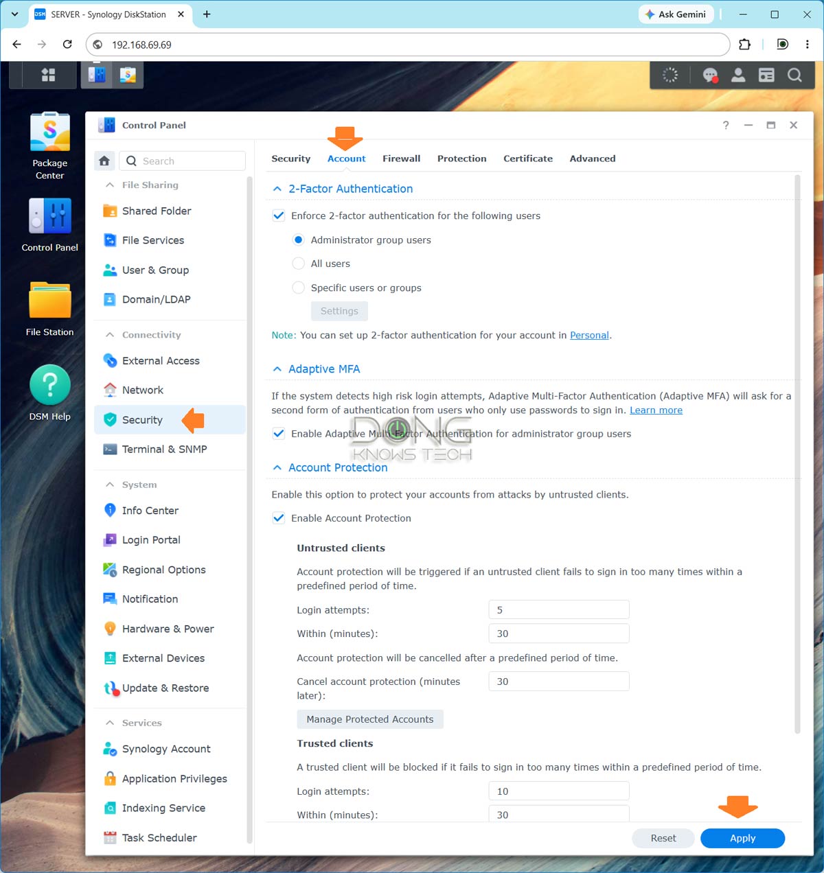 Synology issues security patches for legacy servers DiskStation NAS server Account Protection