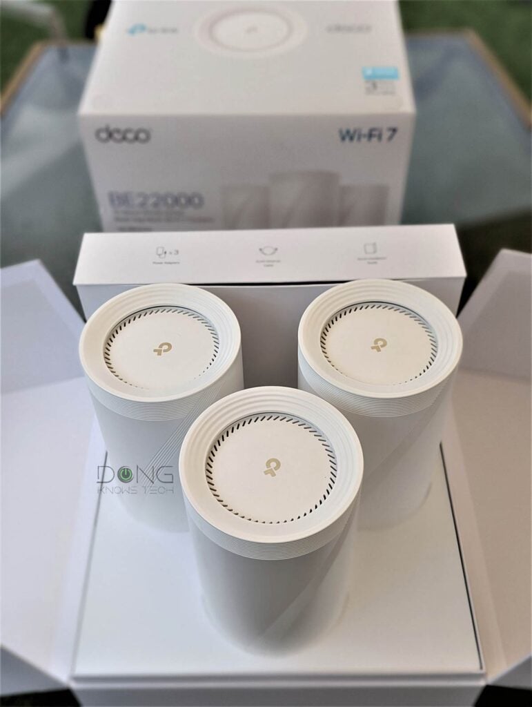 TP-Link Deco Tri-Band WiFi 7 BE22000 Whole Home Mesh System Deco BE85