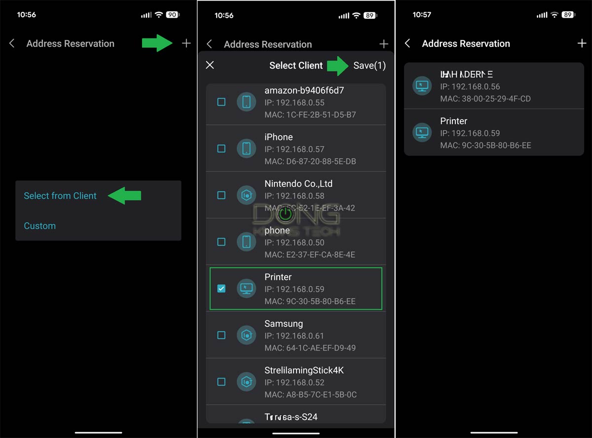 IP Reservation, Explained: Steps to Assign a Persistent IP Address to a Connected Device 11 TP-Link Deco IP reservation mobile app