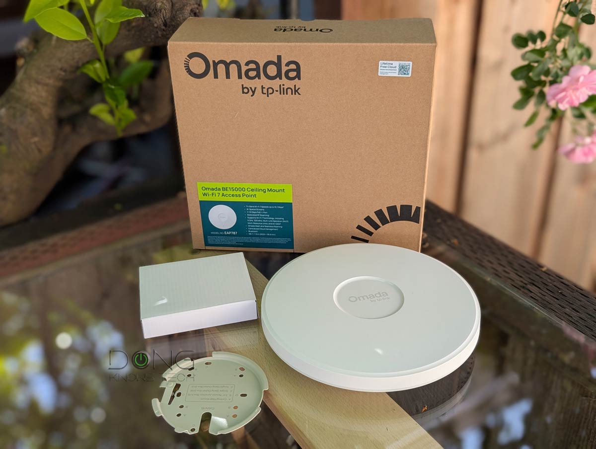 TP Link Omada EAP787 BE15000 Ceiling Mount Tri Band Wi Fi 7 Access Point