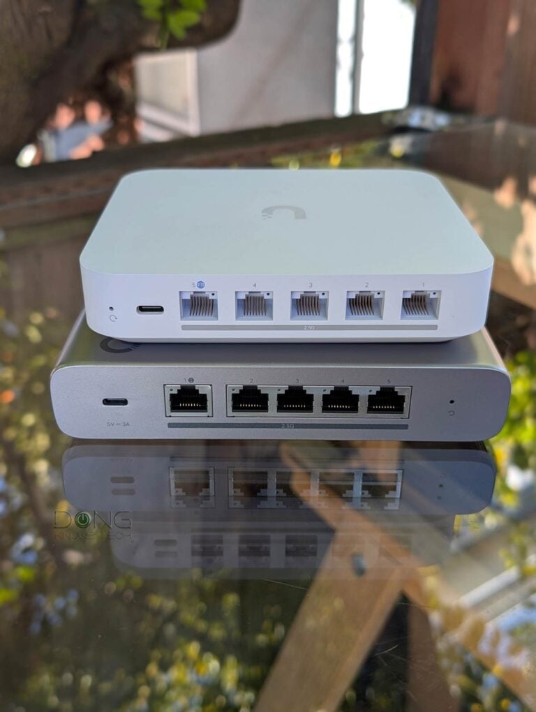 TP-Link Omada Fusion 2.5G Gateway vs. Ubiquiti UCG-Max, the two share the same number of 2.5GbE network ports
