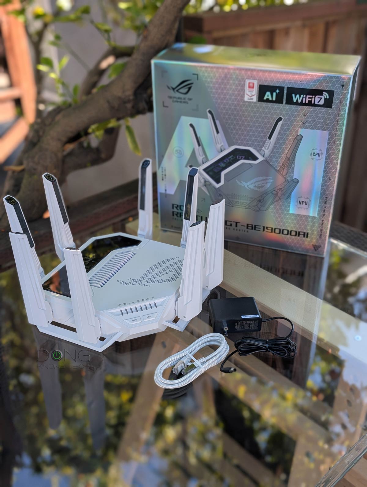 ROG Rapture GT-BE19000AI Review (vs. GT-BE98 Pro): ASUS's Best, Yet Imperfect, Wi-Fi 7 Router 1 The ASUS ROG GT-BE19000AI Wi Fi 7 Router