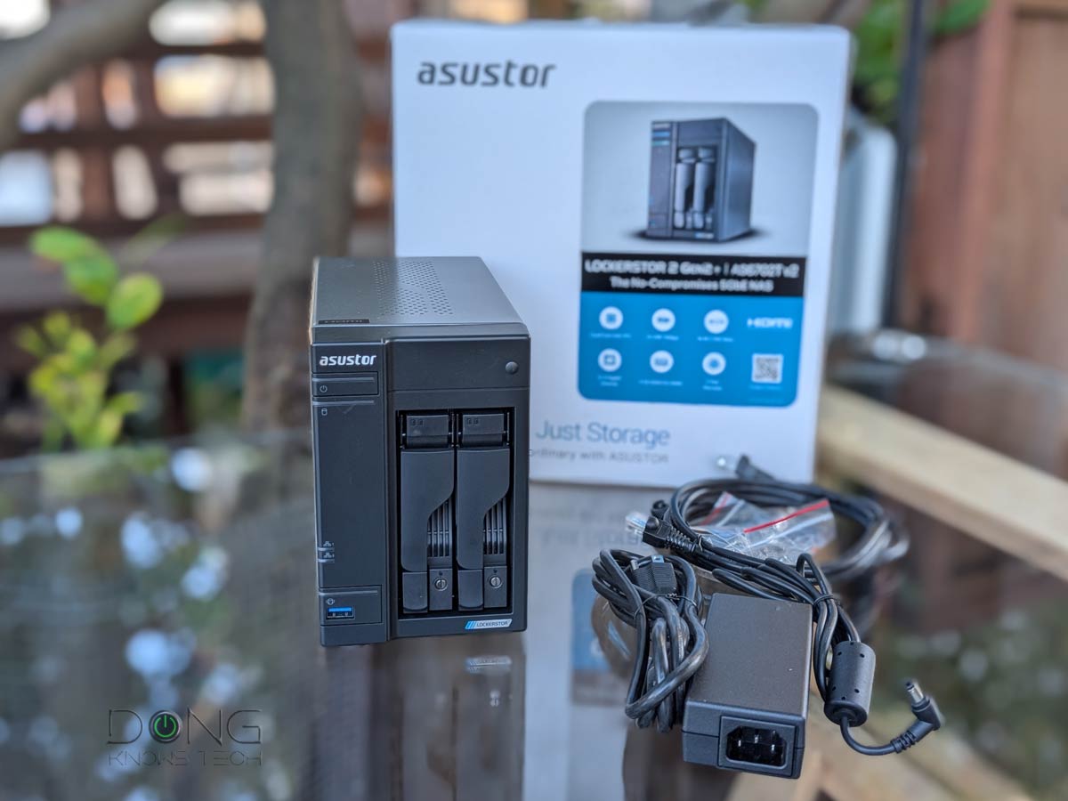 The ASUSTOR AS6702T V2 NAS server