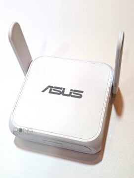 The ASUS ASUS RT-BE58 Go comes with two flexible antennas