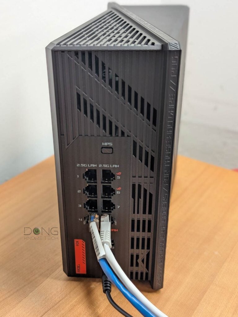 Five Best Entry-Level Multi-Gigabit Wi-Fi Routers and Mesh Systems: Go Beyond Gigabit Today! 8 The ASUS GS-BE18000 being tested