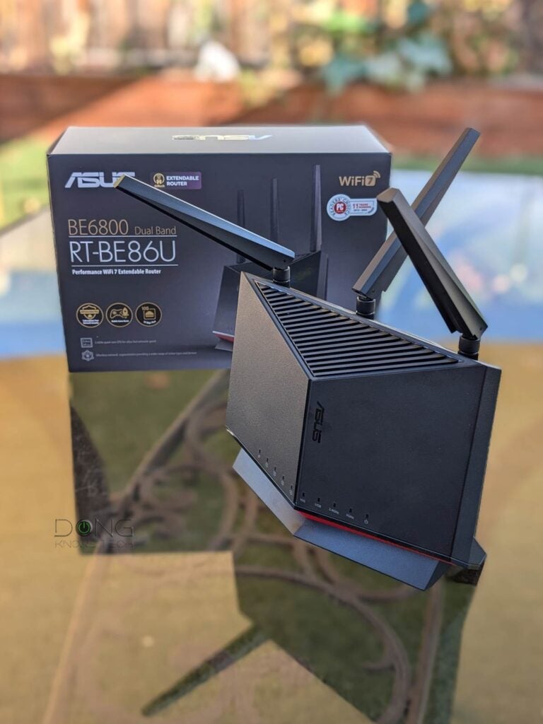 The ASUS RT-BE86U BE6800 Wi-Fi 7 Router