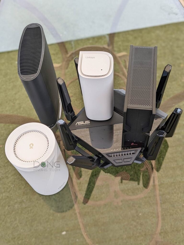 The ASUS RT-BE96U vs. other Wi-Fi 7 routers