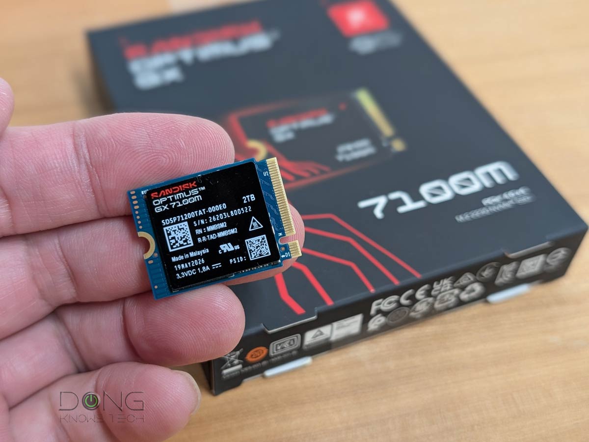 Best NVMe SSDs: 2026's Fastest Internal Solid-State Drives 6 The SANDISK Optimus GX 7100M NVMe SSD