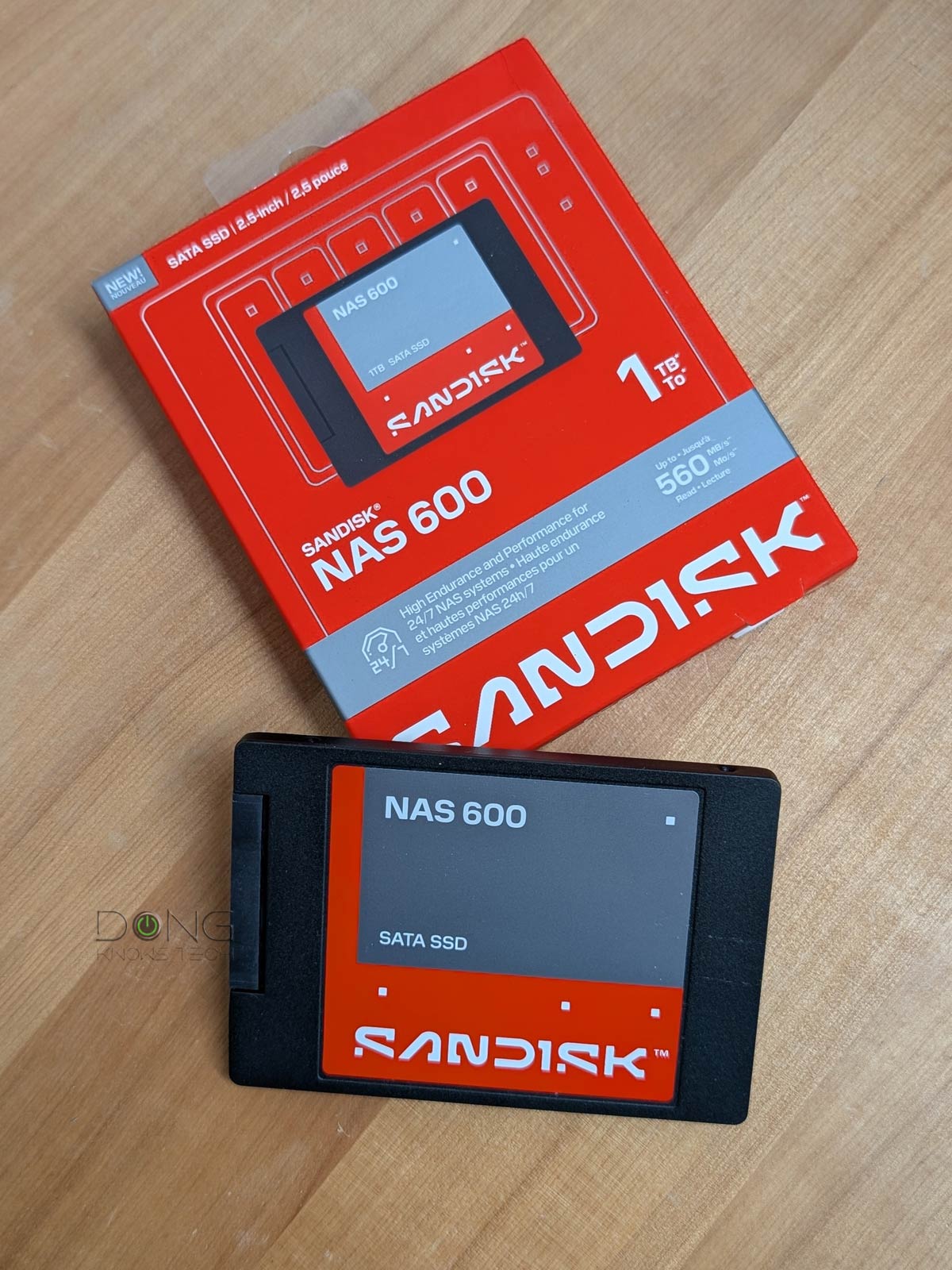 The SanDisk NAS 600 SATA SSD