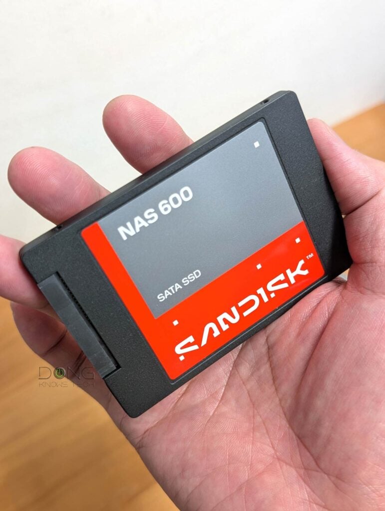 The SanDisk NAS 600 SSD