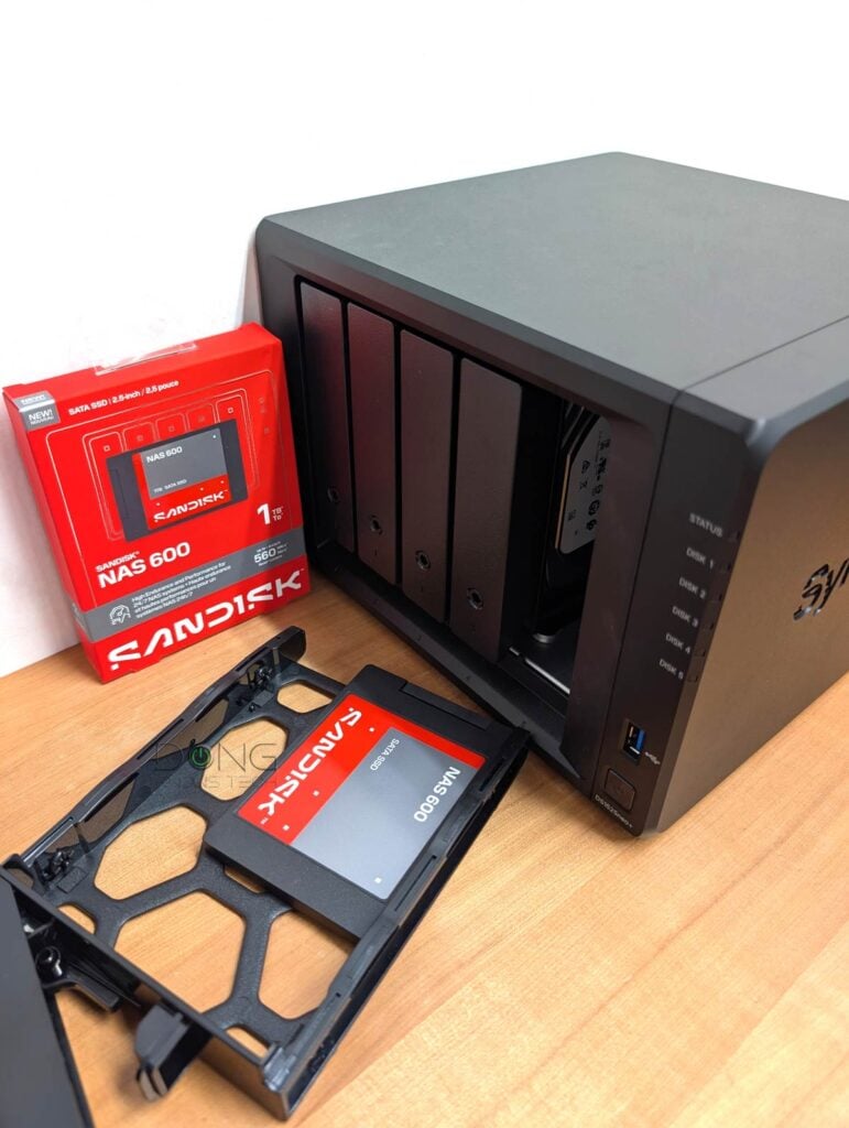 The SanDisk NAS 600 is a SATA SSD designed for NAS servers