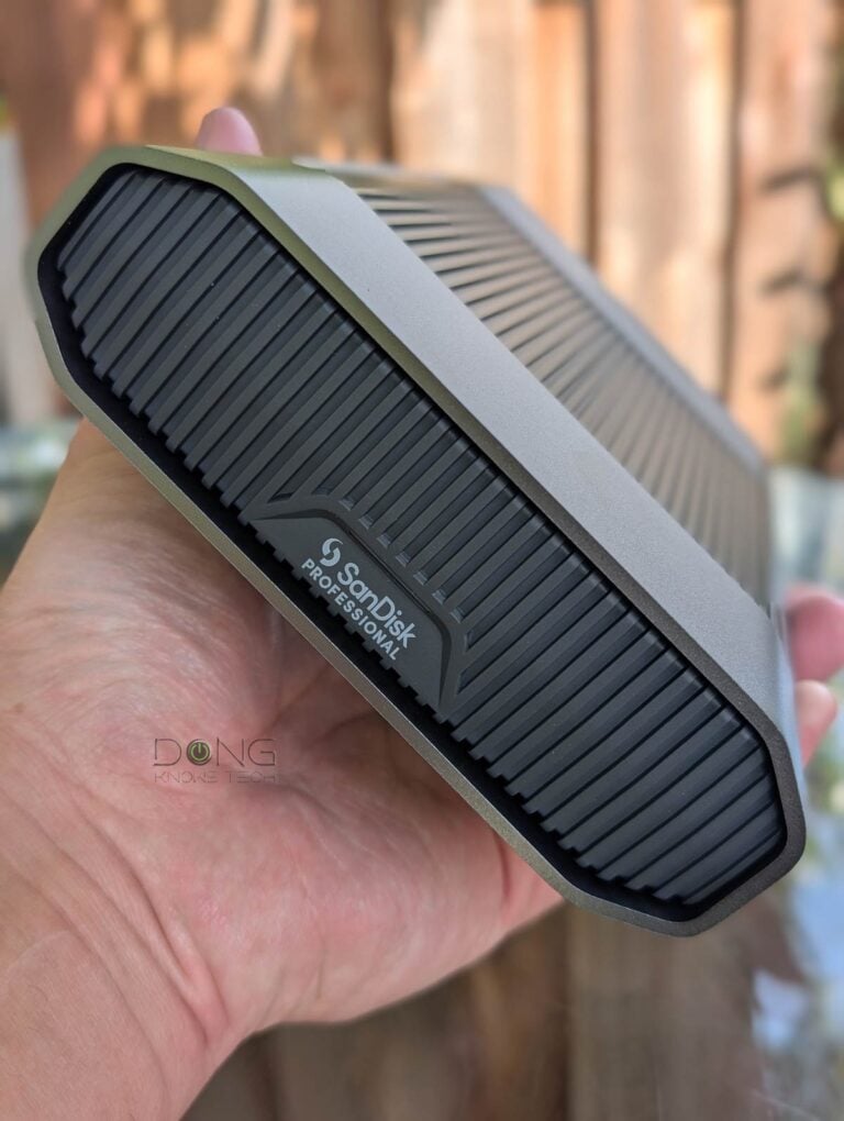 The SanDisk Professional 26TB G-Drive is slightly larger than a 3.5 inch internal hard drive