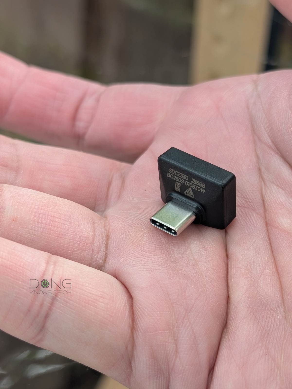 The Sandisk Extreme Fit USB C Flash Drive USB C Connector