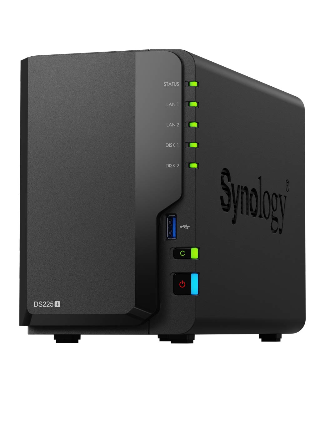 New Synology DS225+ NAS Server (vs. DS224+): A Simple 2.5Gbps Upgrade 1 The Synology DS225+ NAS server