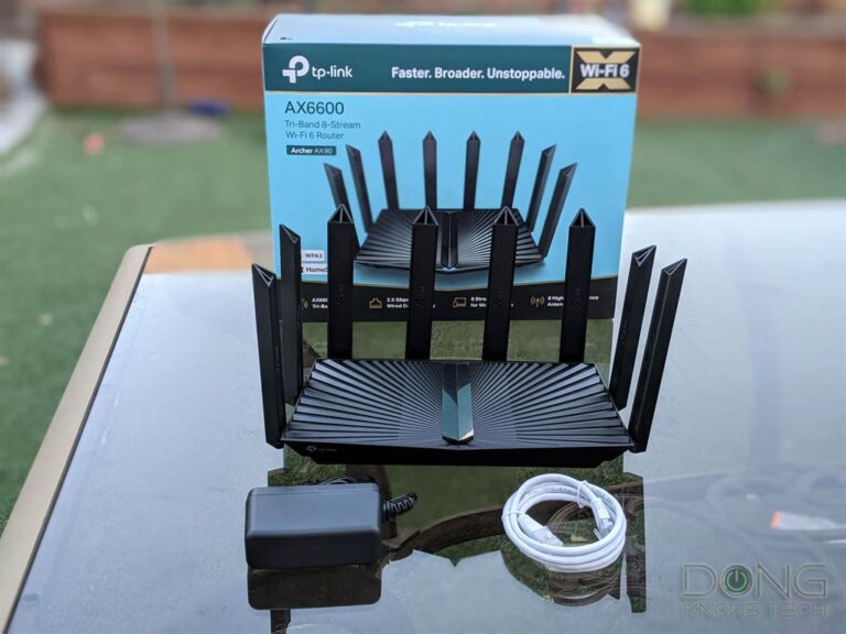 The TP-Link Archer AX90 Wi-Fi 6 Router out of the Box