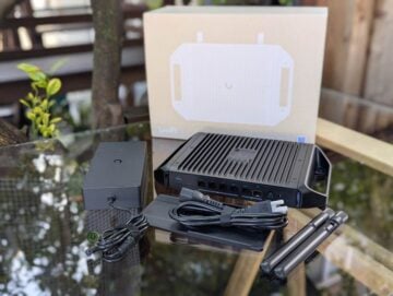 The Ubiquiti UCG-Industrial Cloud Gateway Industrial console