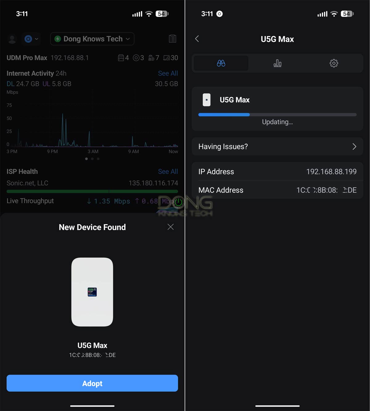 Ubiquiti UniFi 5G Max Review (vs. U5G-Max-Outdoor): An Stellar Cellular Backup for a UniFi Network 7 The Ubiquiti UniFi 5G Max setup on UniFi Mobile app
