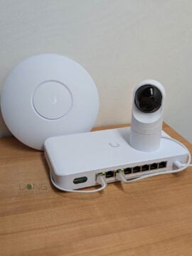 The Ubiquiti UniFi Device Bridge UDB Switch being tested
