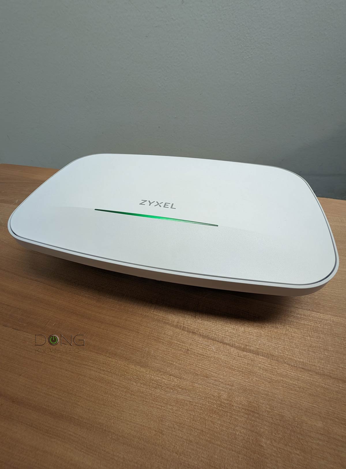 The Zyxel NWA130BE Wi-Fi 7 Access Point in action