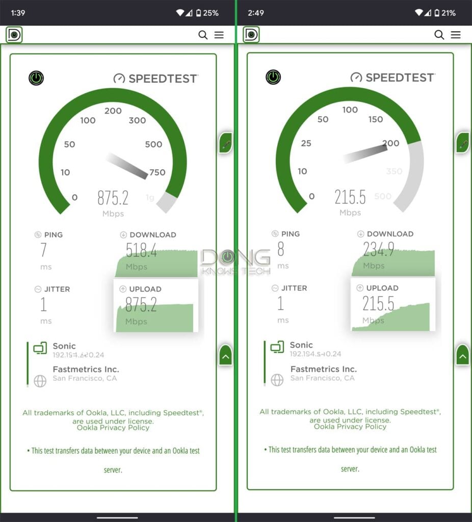 Tp Link Deco XE75 Real World Internet Speed Router vs Satellite