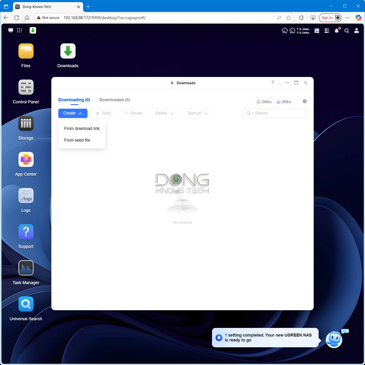 UGREEN NASync DH4300 Plus Download App