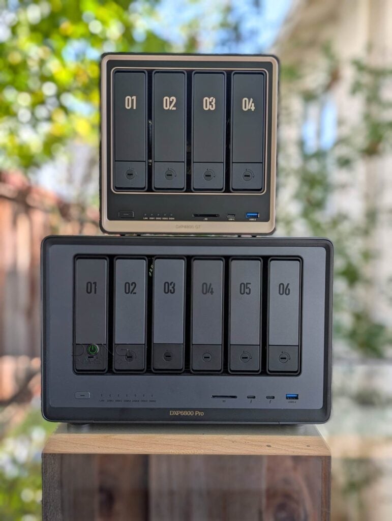 UGREEN NASync DXP4800 GT vs. DXP6800 Pro front