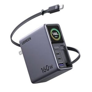 UGREEN Nexode Pro 160W Charger with Retractable Cable (x776)