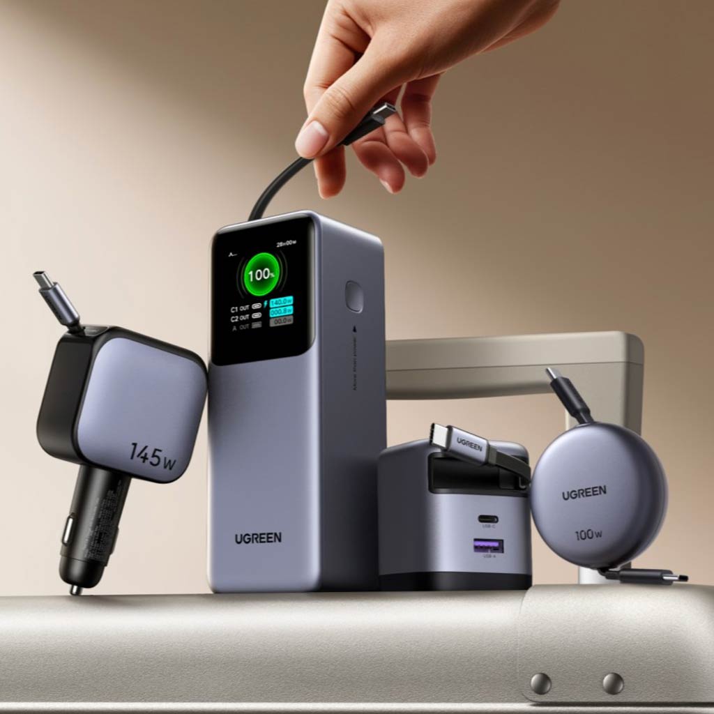 UGREEN Sparks Amazon's 2025 Prime Days with All-New USB-C Charging Nexode Retractable Series 1 UGREEN Nexode Retractable Series