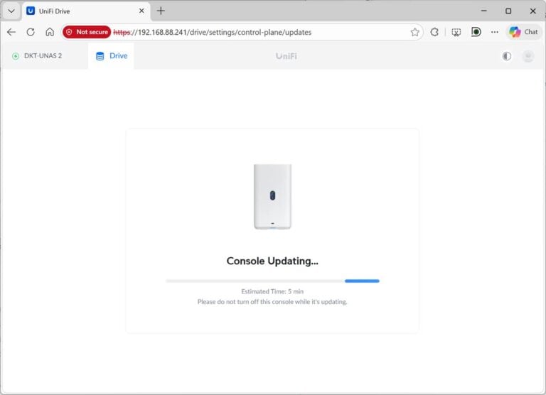 UNAS 2 Updating to UniFi Drive 4