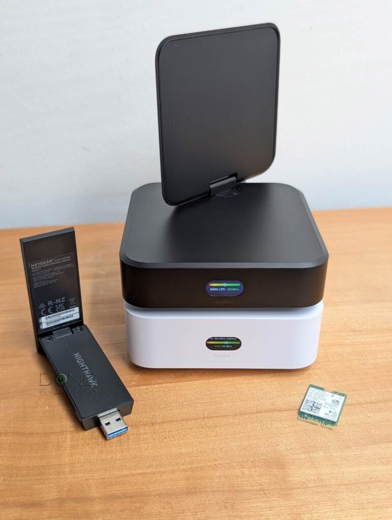 Ubiquiti AirWire (U-AirWire): Fast UniFi Wi-Fi 7 at a Stiff Price 22 Ubiquiti AirWire vs. NETGEAR A9000 and Intel BE200