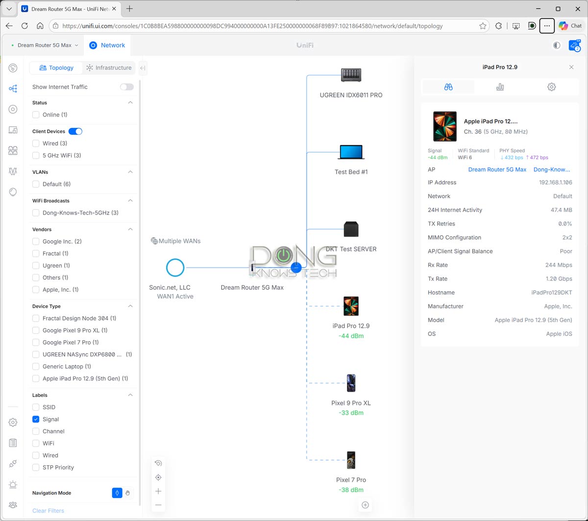 Ubiquiti Dream Router 5G Max Review (vs. Dream Router 7): A Gratifying Cellular-Ready Wi-Fi 7 UniFi Cloud Gateway 27 Ubiquiti Dream Router 5G Max web based interface dashboard