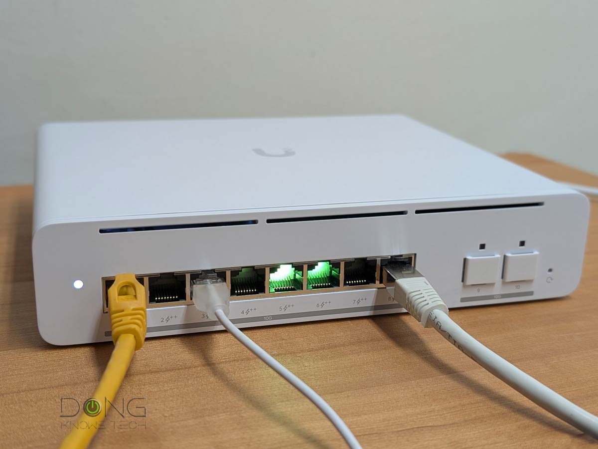 Ubiquiti Pro XG 8 PoE in action
