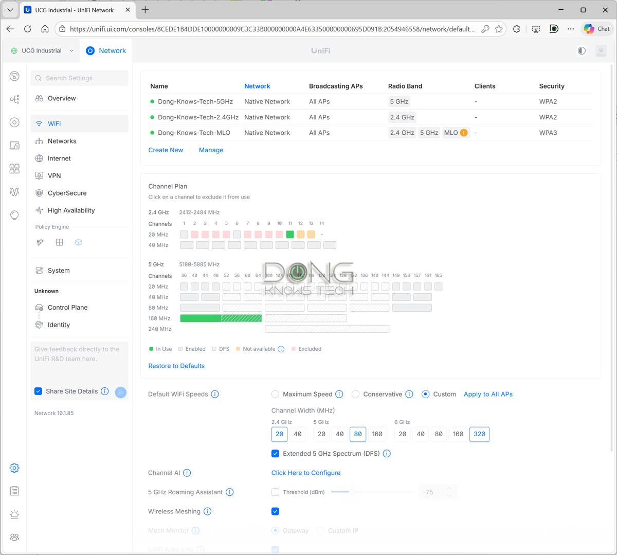 Ubiquiti UCG-Industrial Cloud Gateway Review: A Solid All-in-One UniFi Network Novelty 36 Ubiquiti UCG-Industrial Cloud Gateway Industrial Wi-Fi page